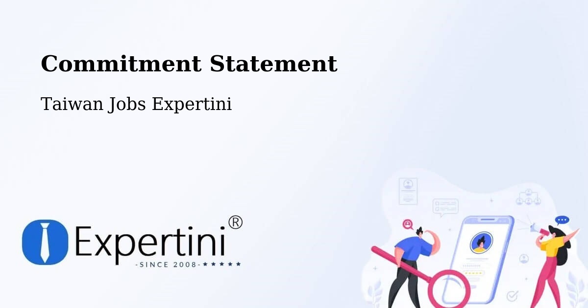 Corporate Commitment – Kaohsiung - Taiwan Jobs Expertini